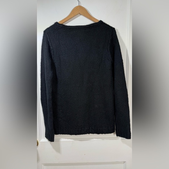 Rag & Bone Black Crew Neck Sweater - Picture 2 of 4
